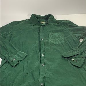 Burberry London long sleeve corduroy button down